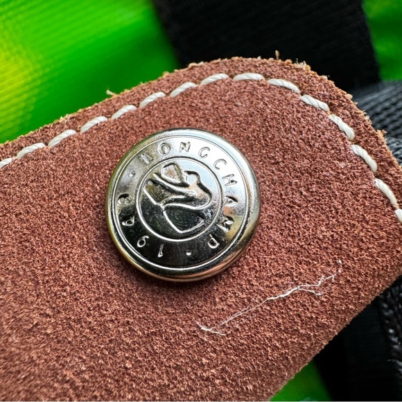 Longchamp Big Weekender Bag. Leather + Dive Vinyl Super Rare+Durable+Very Cool! - Picture 4 of 10